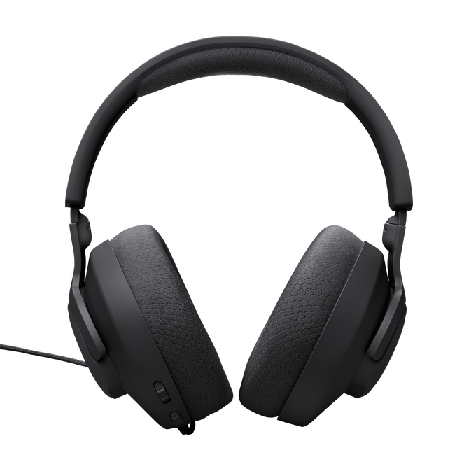 JBL Quantum 100M2 - Black - Wired over-ear gaming headset with detachable mic and mute option - Back image number null